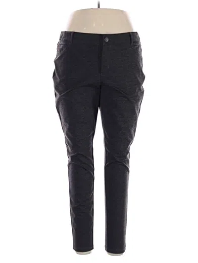 Pre-owned Vera Wang Casual Pants In Gray