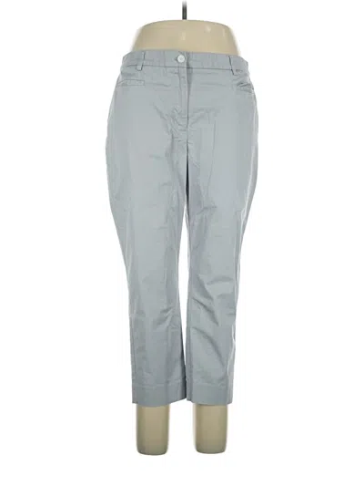 Pre-owned Vera Wang Casual Pants In Gray