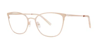 Vera Wang Charrisse Rose Oro Occhiali Da Vista Rose-oro Per Donna (solo Montatura) In White