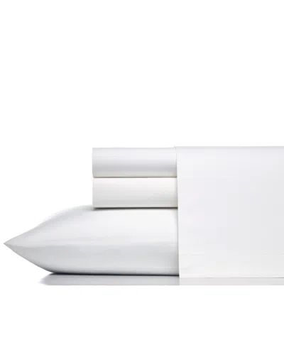 Vera Wang Closeout!  Solid 400 Thread Count Cotton Percale 4 Piece Sheet Set, Queen