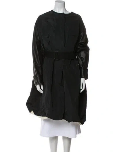Pre-owned Vera Wang Coat In Black