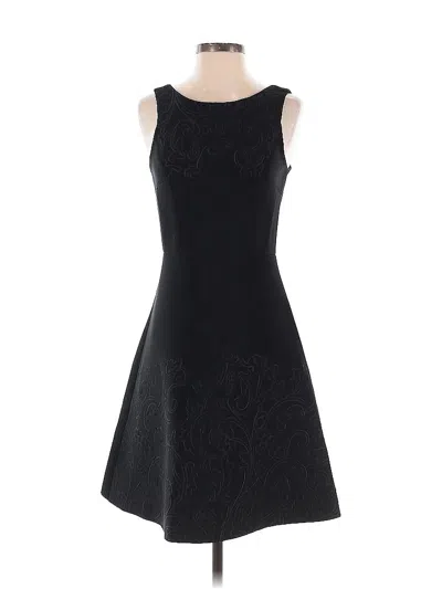 Pre-owned Vera Wang Cocktail Dress In Black