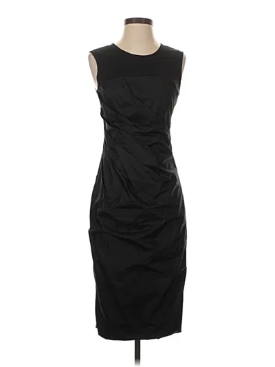 Pre-owned Vera Wang Cocktail Dress In Black