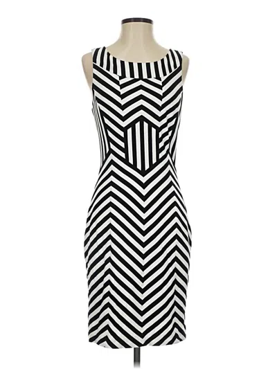 Pre-owned Vera Wang Cocktail Dress In Black