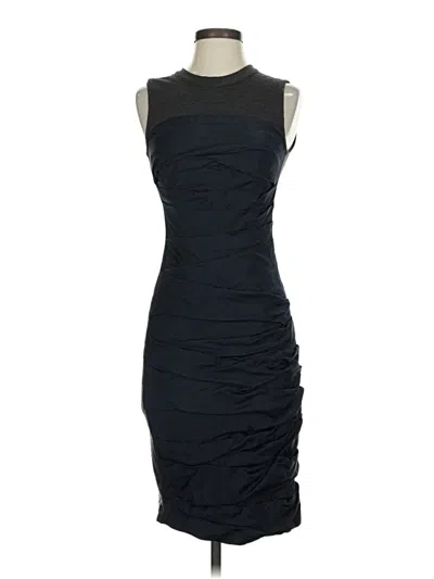 Pre-owned Vera Wang Cocktail Dress In Blue