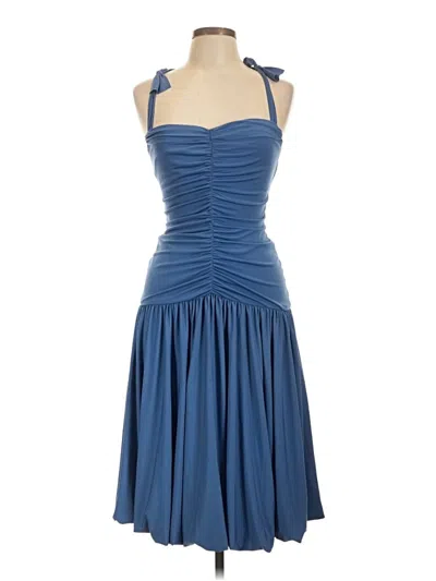 Pre-owned Vera Wang Cocktail Dress In Blue