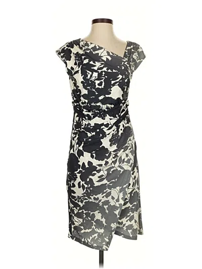 Pre-owned Vera Wang Cocktail Dress In Gray