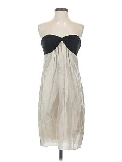 Pre-owned Vera Wang Cocktail Dress In Gray