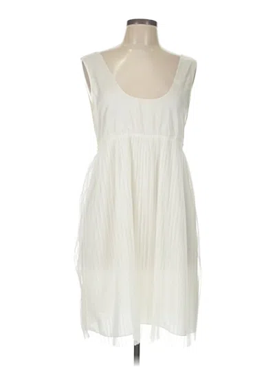 Pre-owned Vera Wang Cocktail Dress In Ivory