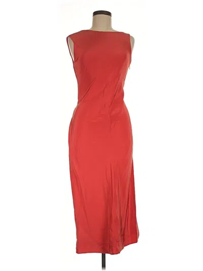 Pre-owned Vera Wang Cocktail Dress In Red