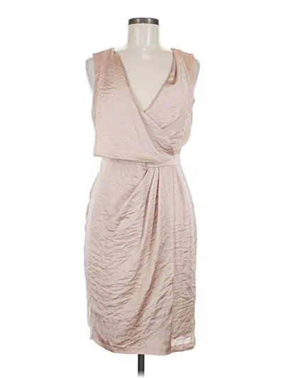 Pre-owned Vera Wang Cocktail Dress In Tan
