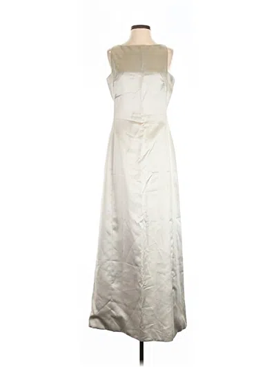 Pre-owned Vera Wang Cocktail Dress In White