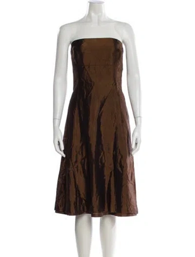 Pre-owned Vera Wang Colorblock Pattern Mini Dress
