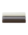 Vera Wang Cool Comfort Solid Cotton Sheet Set In Multi