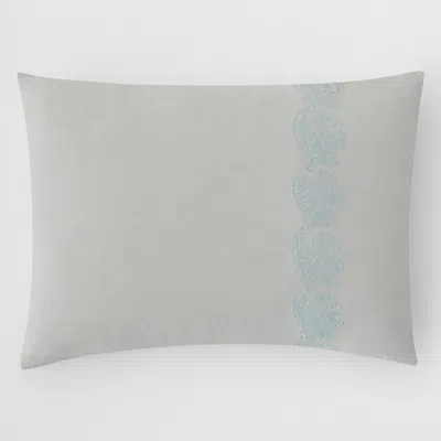 Vera Wang Cord Embroidery Decorative Pillow, 12 X 16 In Gray