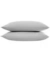 Vera Wang Cotton Blend 800tc Sateen Pillowcase Set In Grey
