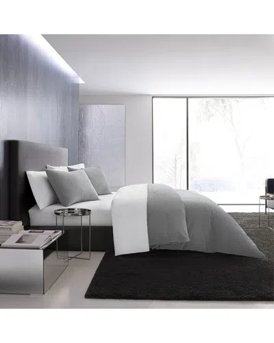Vera Wang Cotton Comforter Set In Pewter