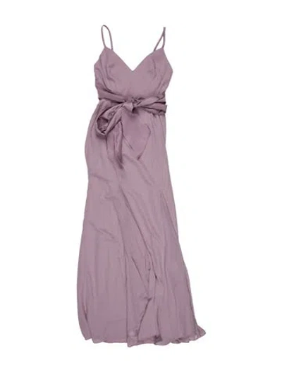 Pre-owned Vera Wang Cowl Neck Long Dress W/ Tags In Purple