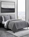Vera Wang Diamond Velvet Quilt/sham Set