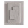 Vera Wang Dobby Stripe 4 Piece Sheet Set, Queen In Brown Clay