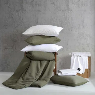 Vera Wang Dobby Stripe Cotton Sheet Set In Pastel Gray