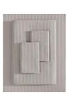 Vera Wang Dobby Stripe Sheet Set In French Clay