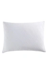 Vera Wang Double Diamond Matelassé Comforter & Shams Set In White