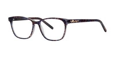 Vera Wang Eden Azure Cheetah Occhiali Da Vista Tartarugatishell Per Donna (solo Montatura) In Brown