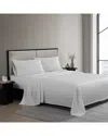 Vera Wang Etched Stripe Cotton Sateen Sheet Set