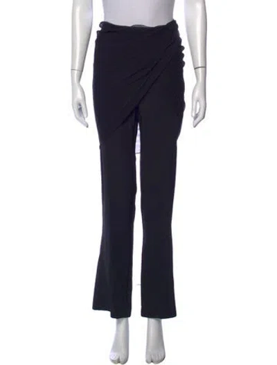 Pre-owned Vera Wang Flared Pants In Blue
