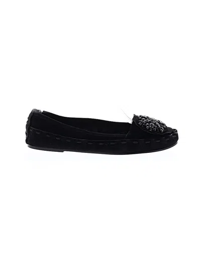 Pre-owned Vera Wang Flats In Black