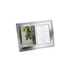 Vera Wang For Wedgwood Vera Wang Grosgrain Double Picture Frame 5x7in Silver