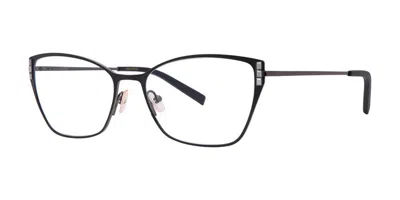 Vera Wang Grete Black Women's Glasses Black Size 56 - Free Lenses - Blue Light Block Available