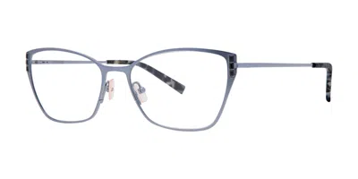 Vera Wang Grete Slate Women's Glasses Blue Size 56 - Free Lenses - Blue Light Block Available