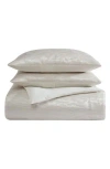Vera Wang Illusion 3-piece Comforter & Shams Set In Porcelain