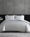 Vera Wang Double Diamond Matelasse Comforter Set Collection Bedding In Silver Gray