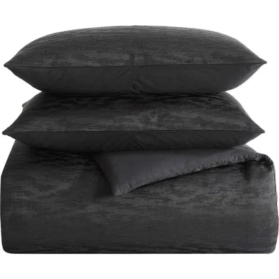Vera Wang Illusion Comforter & Shams Set In Black