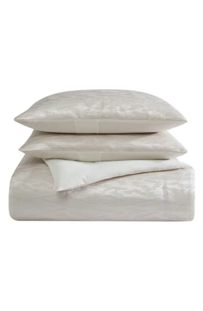 Vera Wang Illusion Comforter & Shams Set In Porcelain