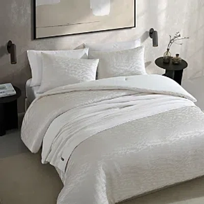 Vera Wang Illusion Textured 3 Piece Duvet Cover Set, King In Neutral