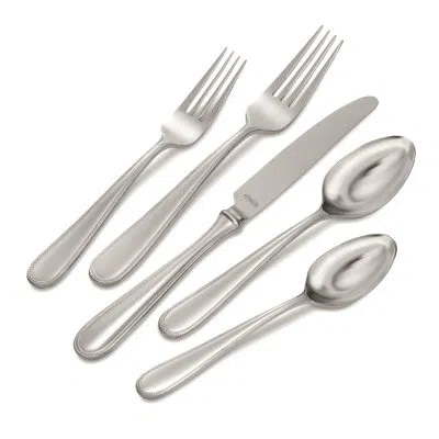 Vera Wang Infinity 5 Piece 18/10 Stainless Steel Flatware Set, Service For 1