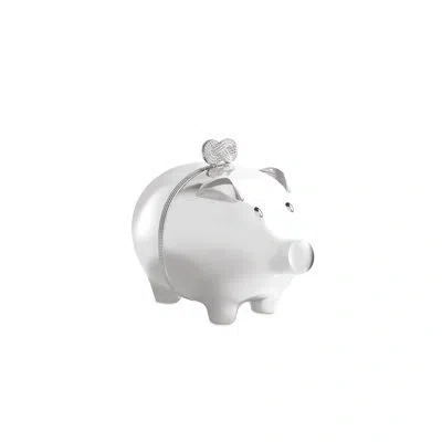 Vera Wang Infinity Baby Piggy Bank In Polished