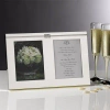 Vera Wang Infinity Double Invitation Picture Frame In Silver