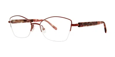 Vera Wang Isla Borgogna Occhiali Da Vista Borgogna Per Uomo (solo Montatura) In Red