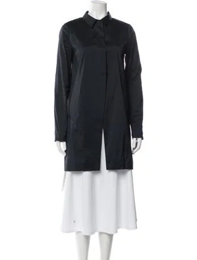 Pre-owned Vera Wang Jacket In Blue