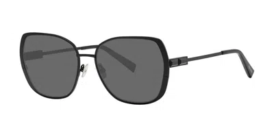 Vera Wang Jacqueline Black Women's Sunglasses Black Size 57 - Free Rx Lenses  - Free Rx Lenses In Gold