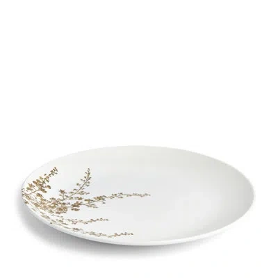 Vera Wang Jardin Dinner Plate In White