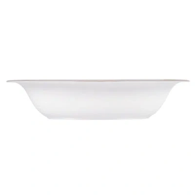 Vera Wang Lace Gold Bone China Vegetable Bowl In White