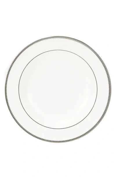 Vera Wang Lace Rim Soup Plate In Silver