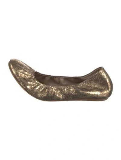 Pre-owned Vera Wang Leather Ballet Flats In Multi