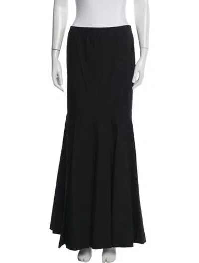 Pre-owned Vera Wang Long Skirt In Black